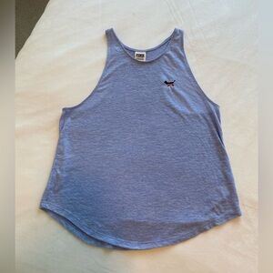 Victoria's Secret PINK Racerback Tank Top in Light Blue Size Small